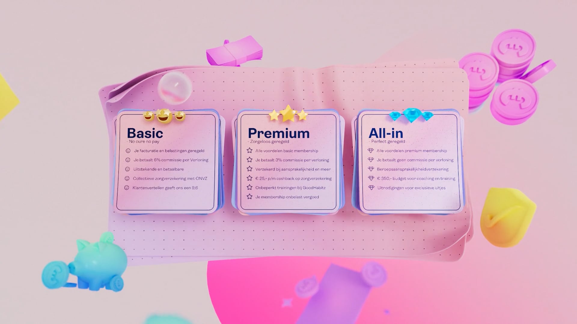 Eenvoudig, {highlight} en volledig verzorgd